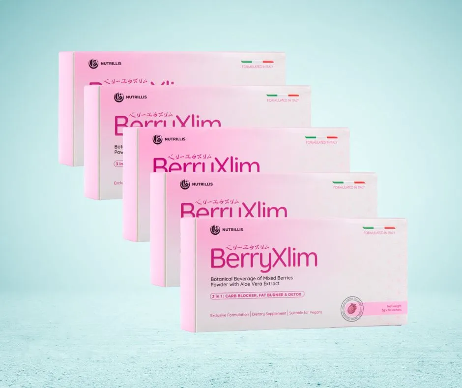 Nutrillis BerryXlim 5 Boxes Nutrillis ™ BerryXlim (30 Sachets) x 5 Sets