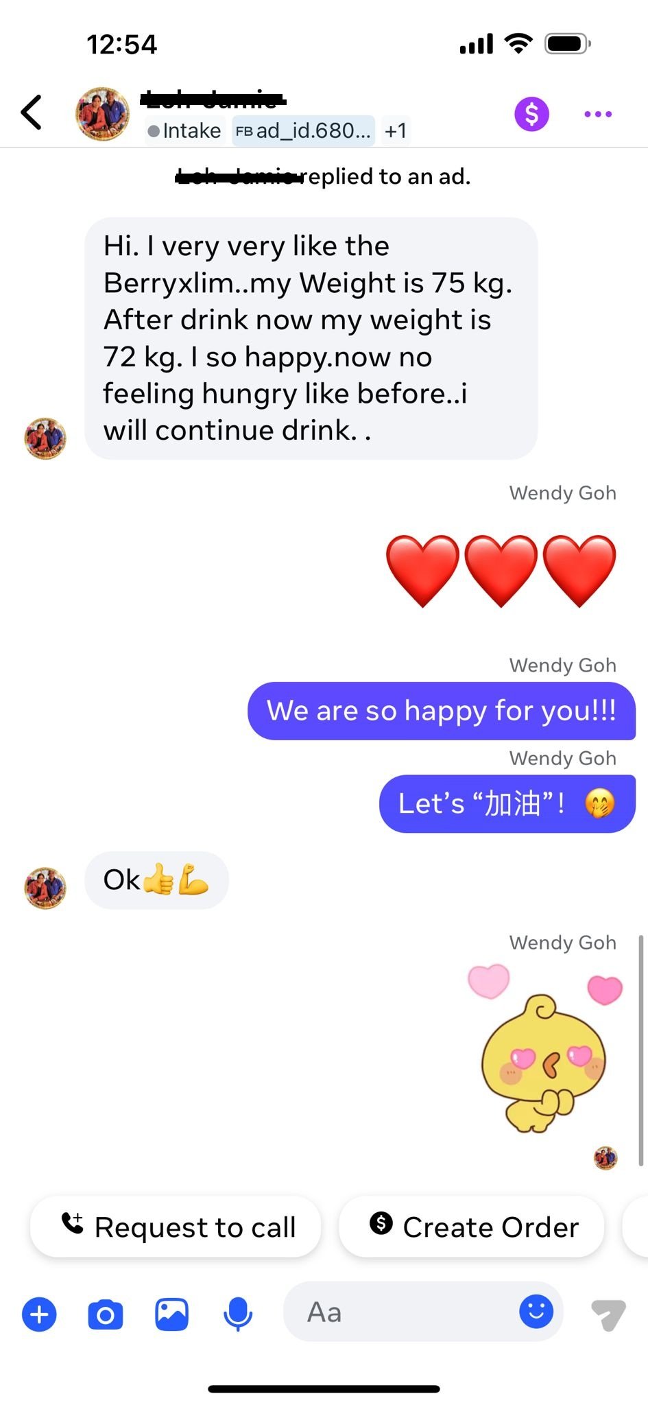 BerryXlim testimonial - 3kg lost